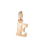 Lettera e Dodo Grande in Oro Rosa