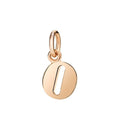 Lettera O Dodo in Oro Rosa
