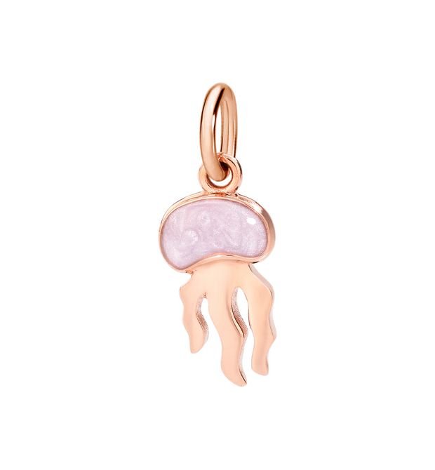 Medusa Dodo in Oro Rosa e Smalto Colorato
