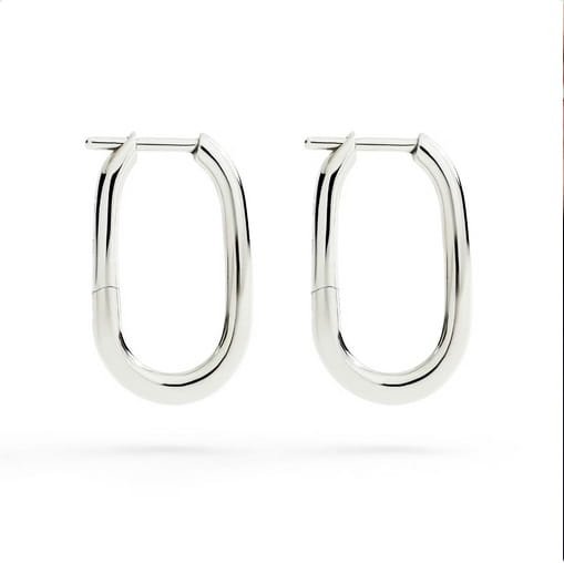 Orecchini Hoop Essentials Argento