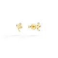 Orecchini Mini Stud Serpente Oro Giallo