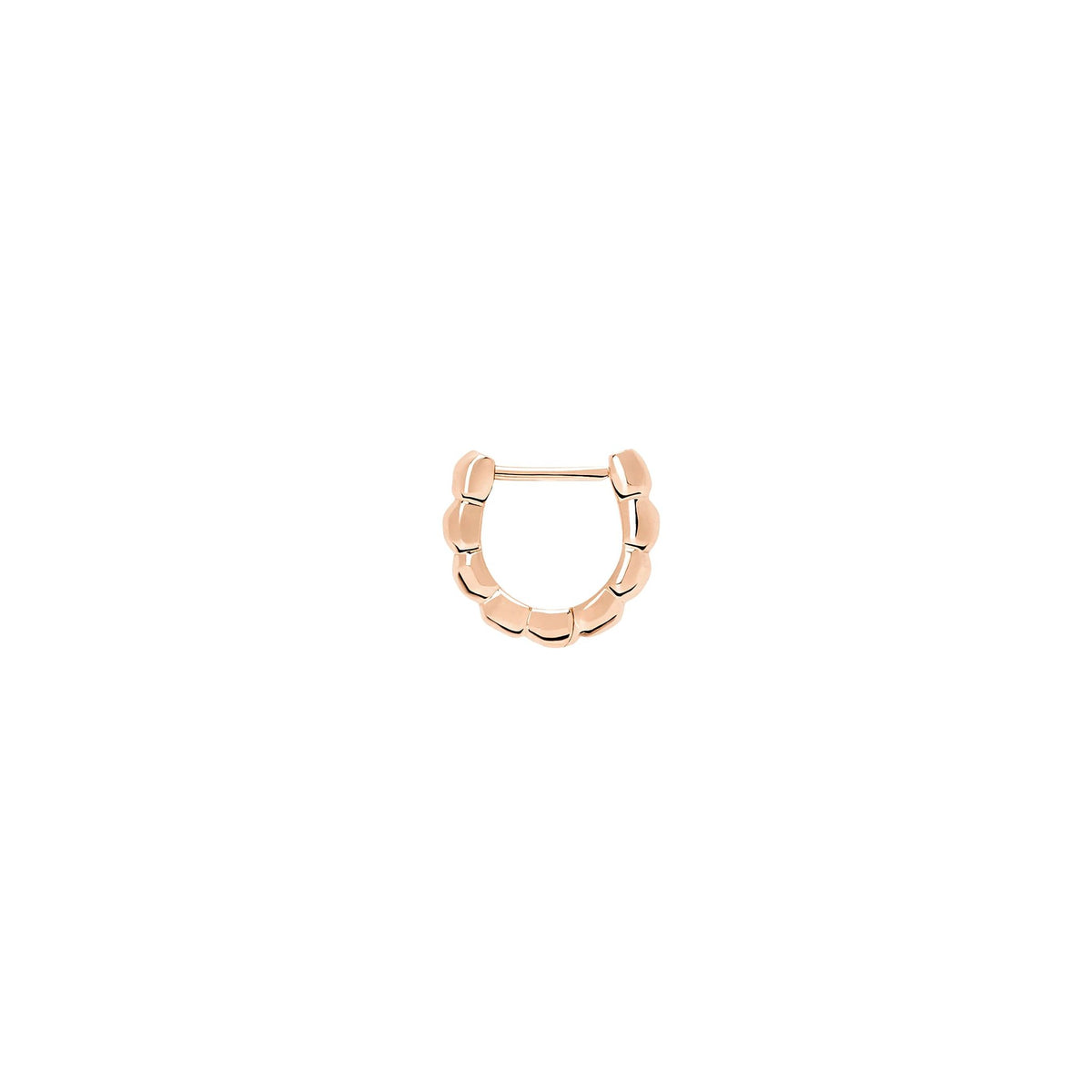 Orecchino Dodo Granelli in Oro Rosa