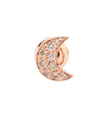 Orecchino Dodo Luna in Oro Rosa e Diamanti Brown