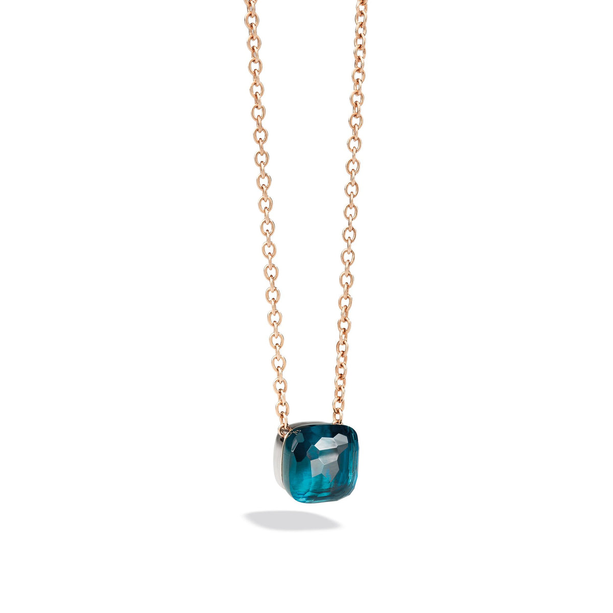 Pendente Pomellato Nudo con Catena con Topazio Blu London