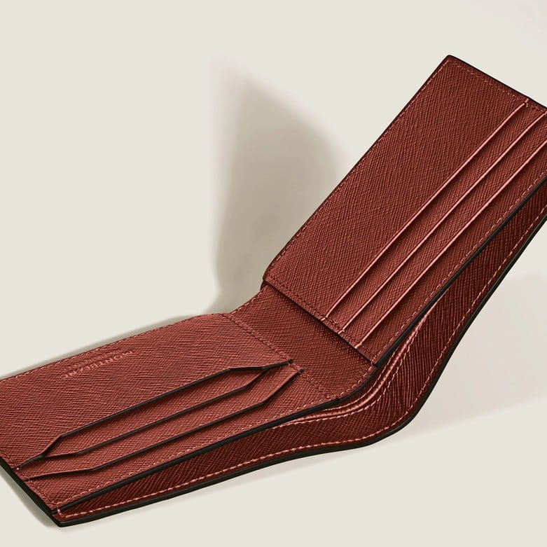Portafoglio 6 Tasche in Pelle Sartorial