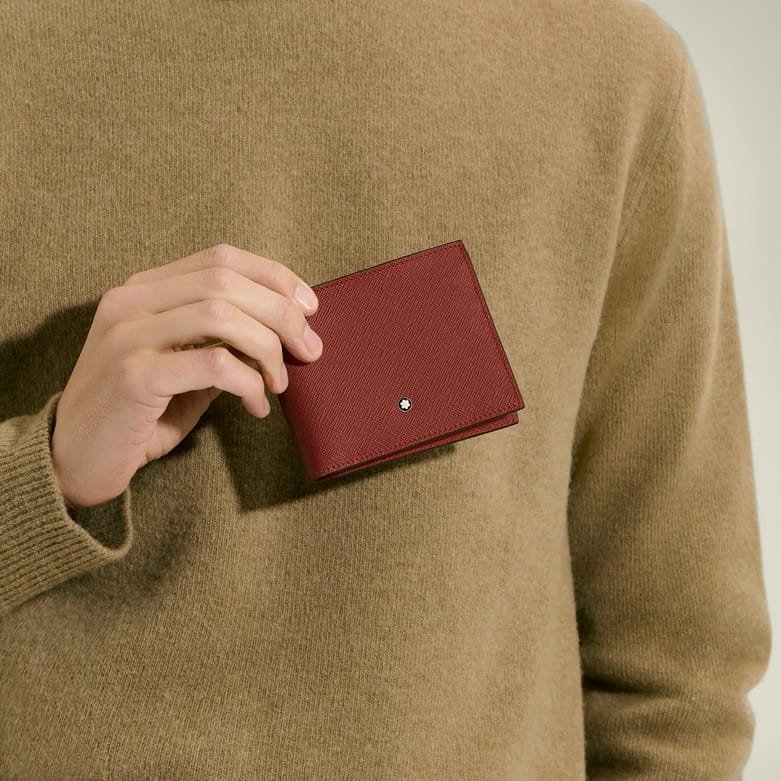 Portafoglio 6 Tasche in Pelle Sartorial