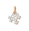 Puzzle Dodo in Oro Rosa e Diamanti Bianchi