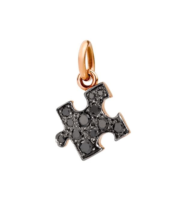 Puzzle Dodo in Oro Rosa e Diamanti Destro