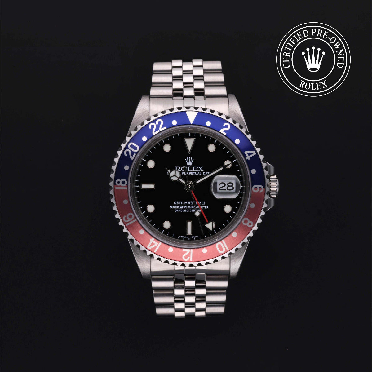 Rolex Certified Pre-Owned GMT-Master II 2002, 40 mm, Oystersteel
