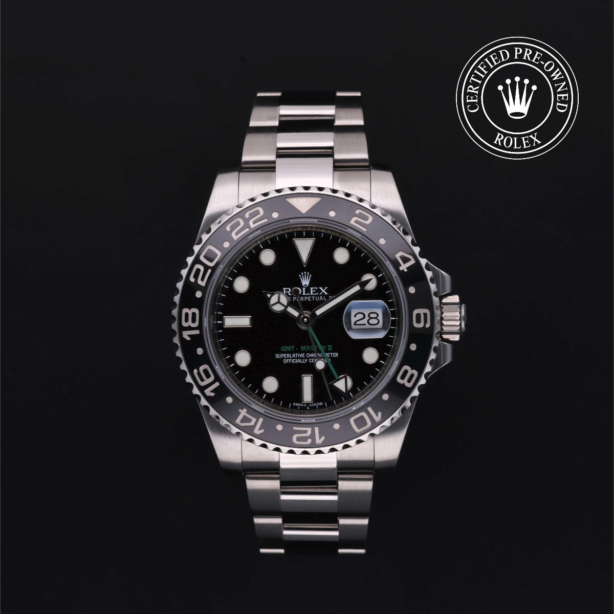 Rolex Certified Pre-Owned GMT-Master II 2012, 40 mm, Oystersteel