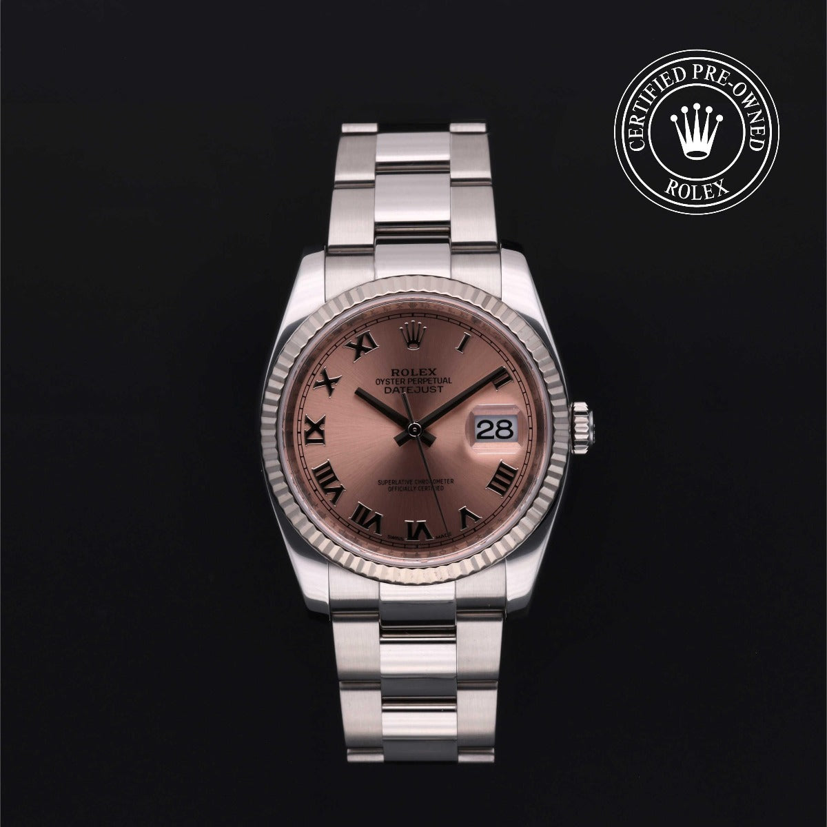 Rolex Certified Pre-Owned Datejust 36 2009, 36 mm, Oystersteel e oro bianco