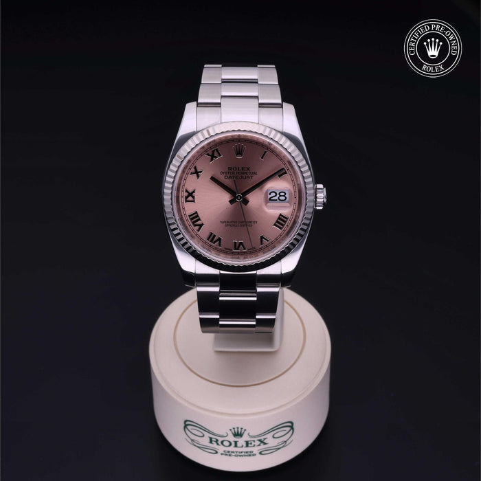 Rolex Certified Pre-Owned Datejust 36 2009, 36 mm, Oystersteel e oro bianco
