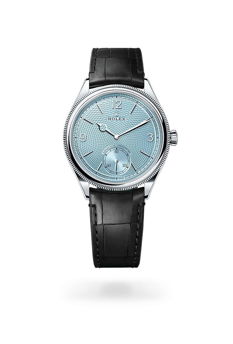 Rolex 1908, 39 mm, platino, finitura lucida