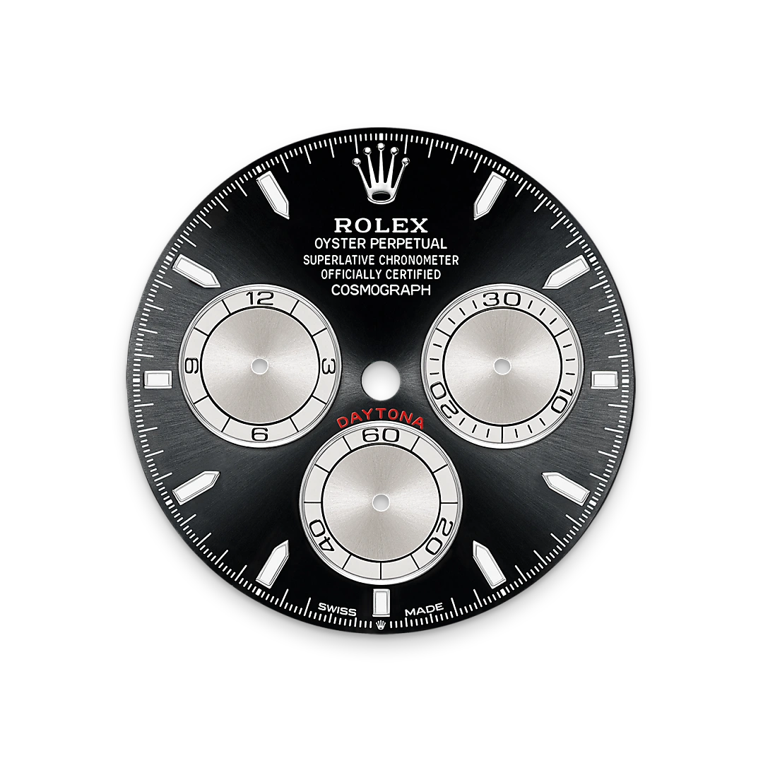 RolexCosmograph Daytona – Quadrante nero vivo e acciaio