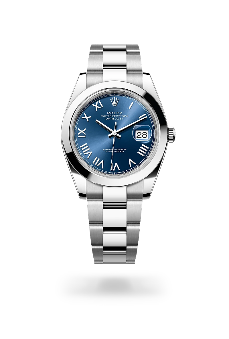 RolexDatejust 41, Oyster, 41 mm, acciaio Oystersteel