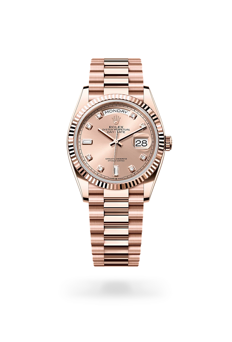 Rolex Day-Date 36, Oyster, 36 mm, oro Everose