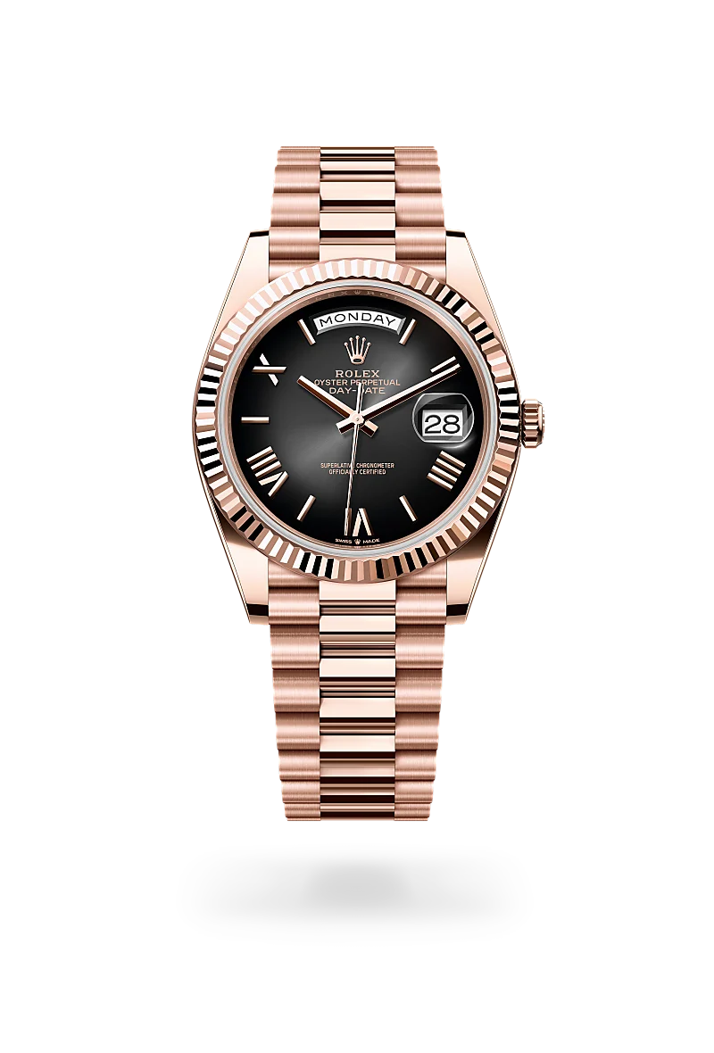 Rolex Day-Date 40, Oyster, 40 mm, oro Everose