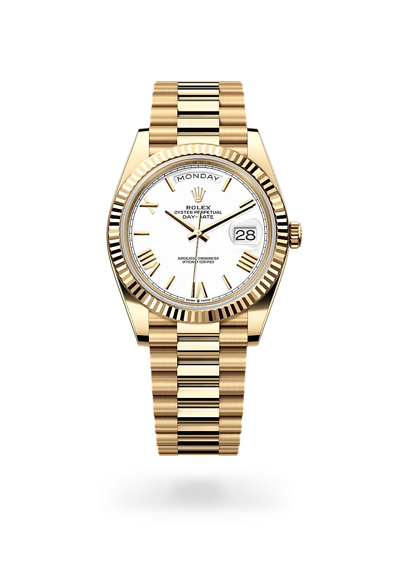 Rolex Day-Date 40, Oyster, 40 mm, oro giallo
