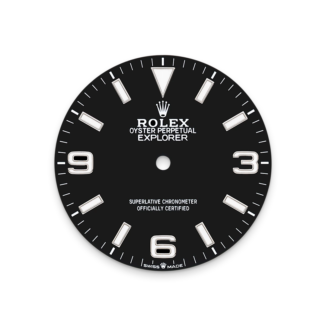 RolexExplorer 40 – Quadrante nero