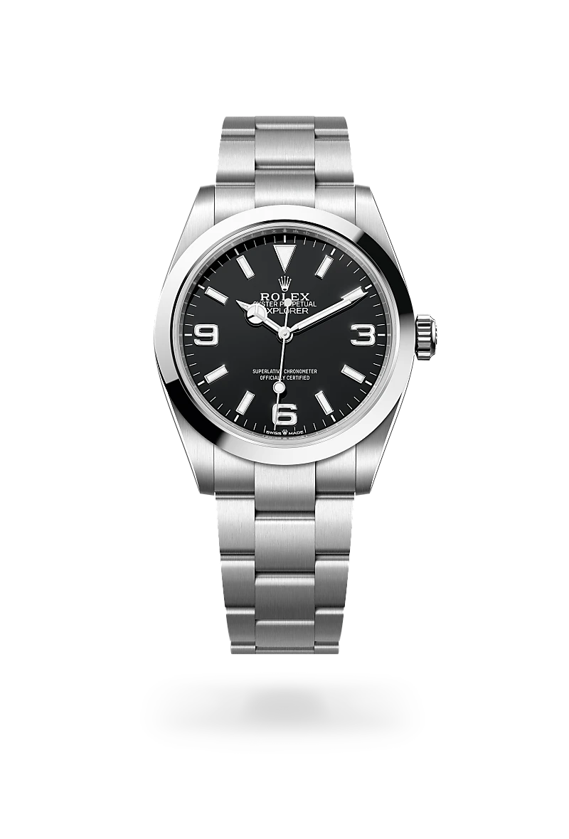 RolexExplorer 40, Oyster, 40 mm, acciaio Oystersteel