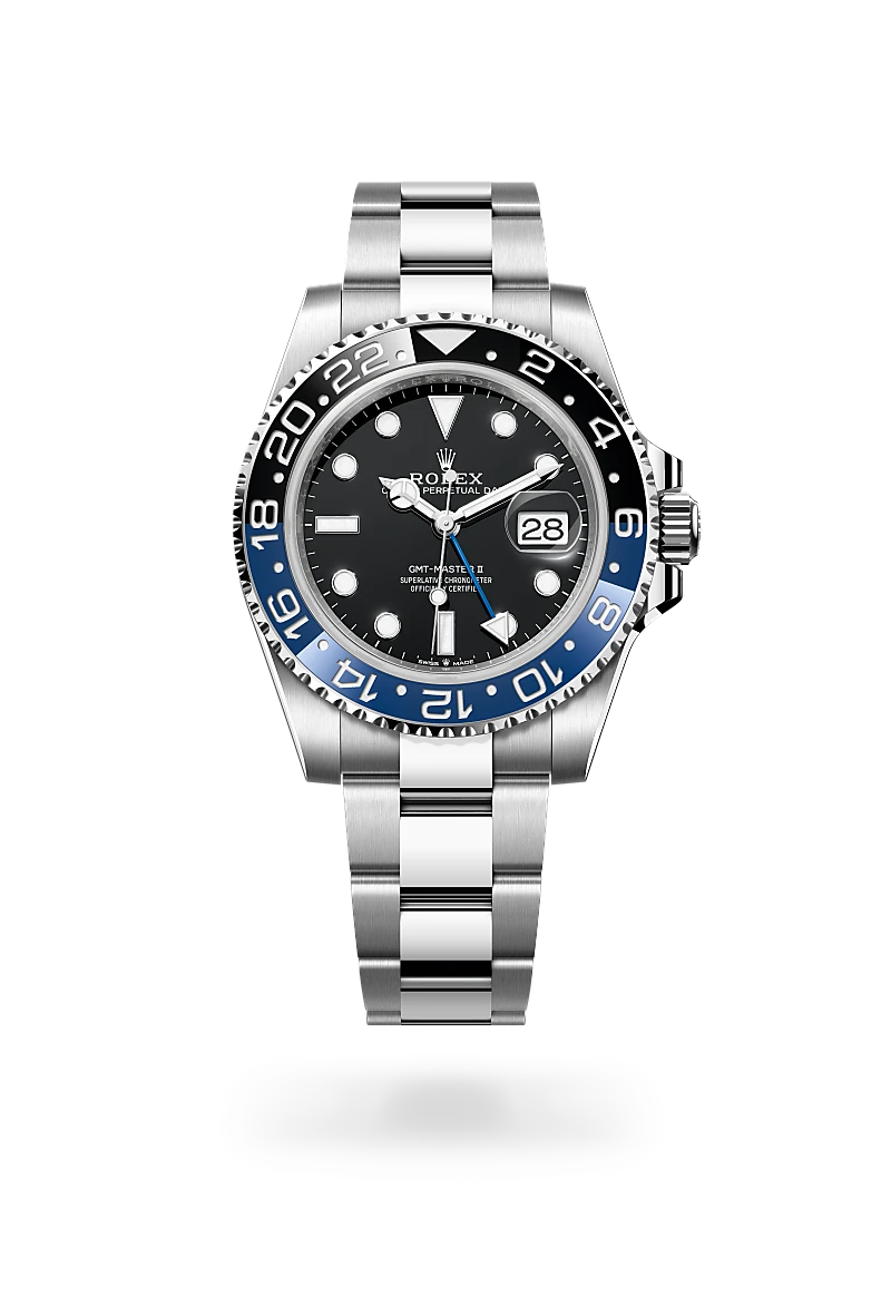 RolexGMT-Master II, Oyster, 40 mm, acciaio Oystersteel