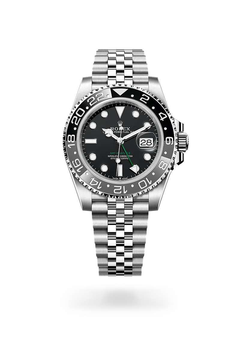 RolexGMT-Master II, Oyster, 40 mm, acciaio Oystersteel