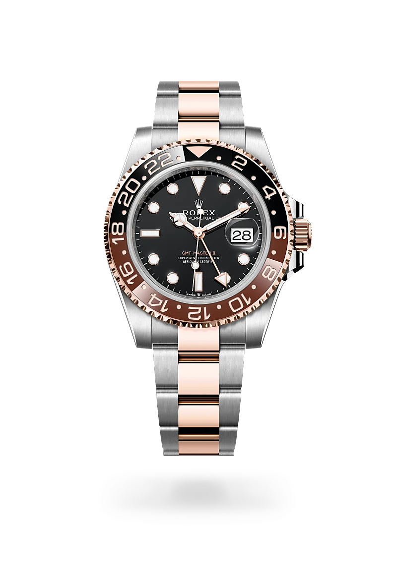 Rolex GMT-Master II, Oyster, 40 mm, acciaio Oystersteel e oro Everose