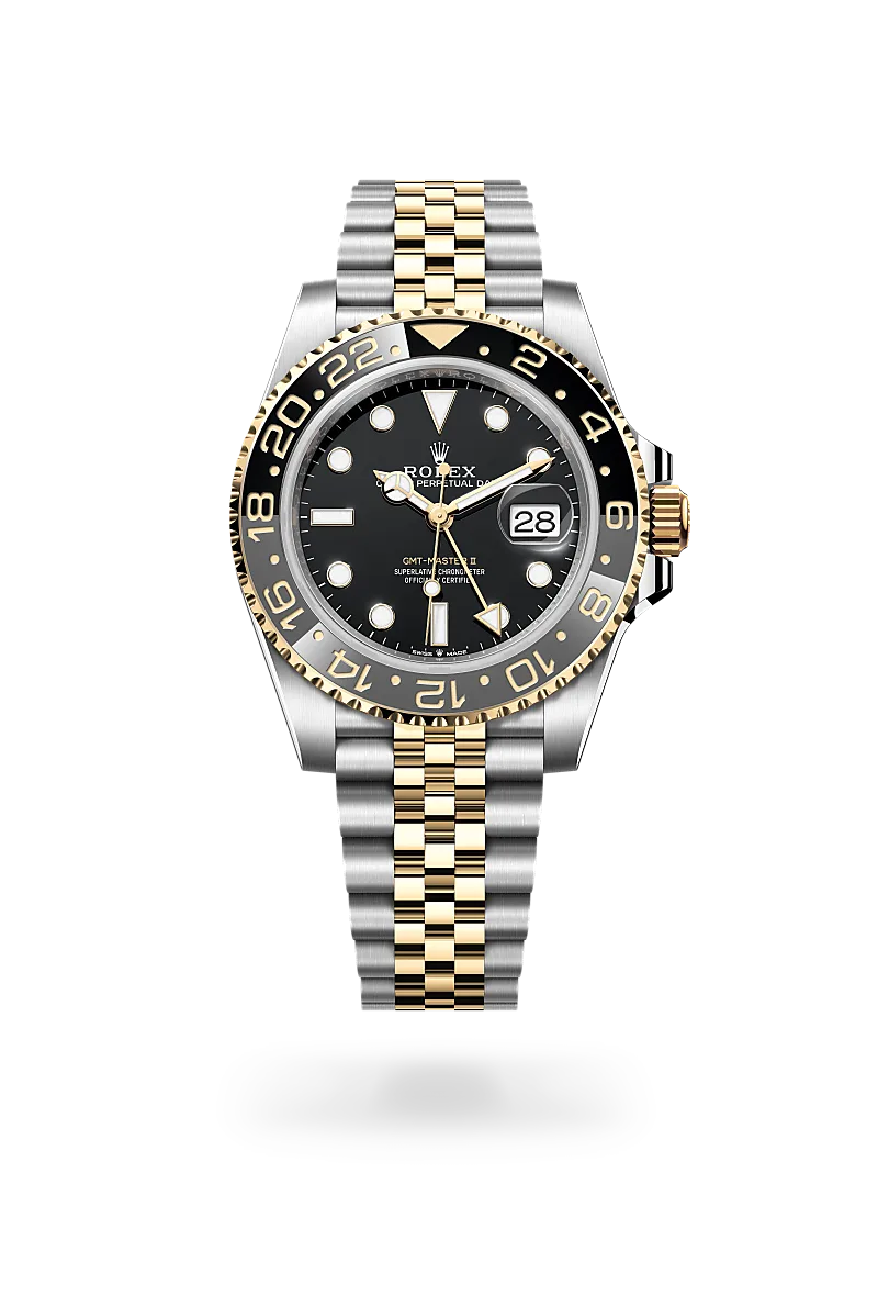 Rolex GMT-Master II, Oyster, 40 mm, acciaio Oystersteel e oro giallo