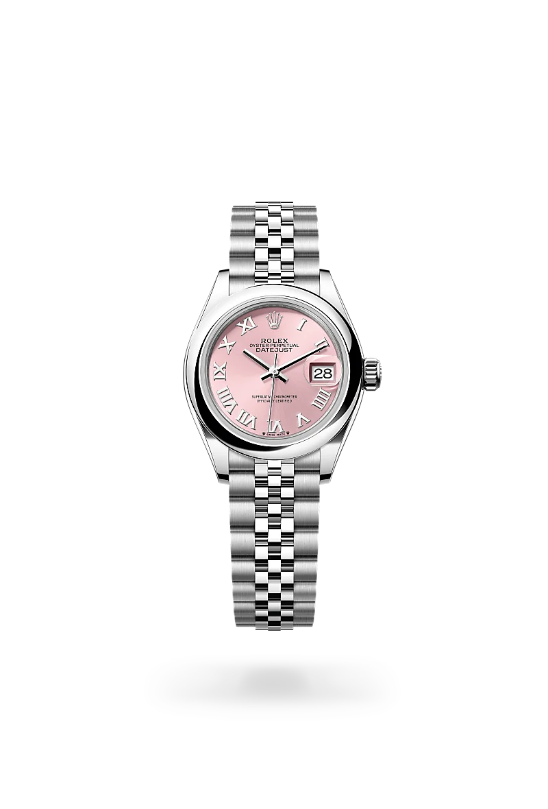 RolexLady-Datejust, Oyster, 28 mm, acciaio Oystersteel