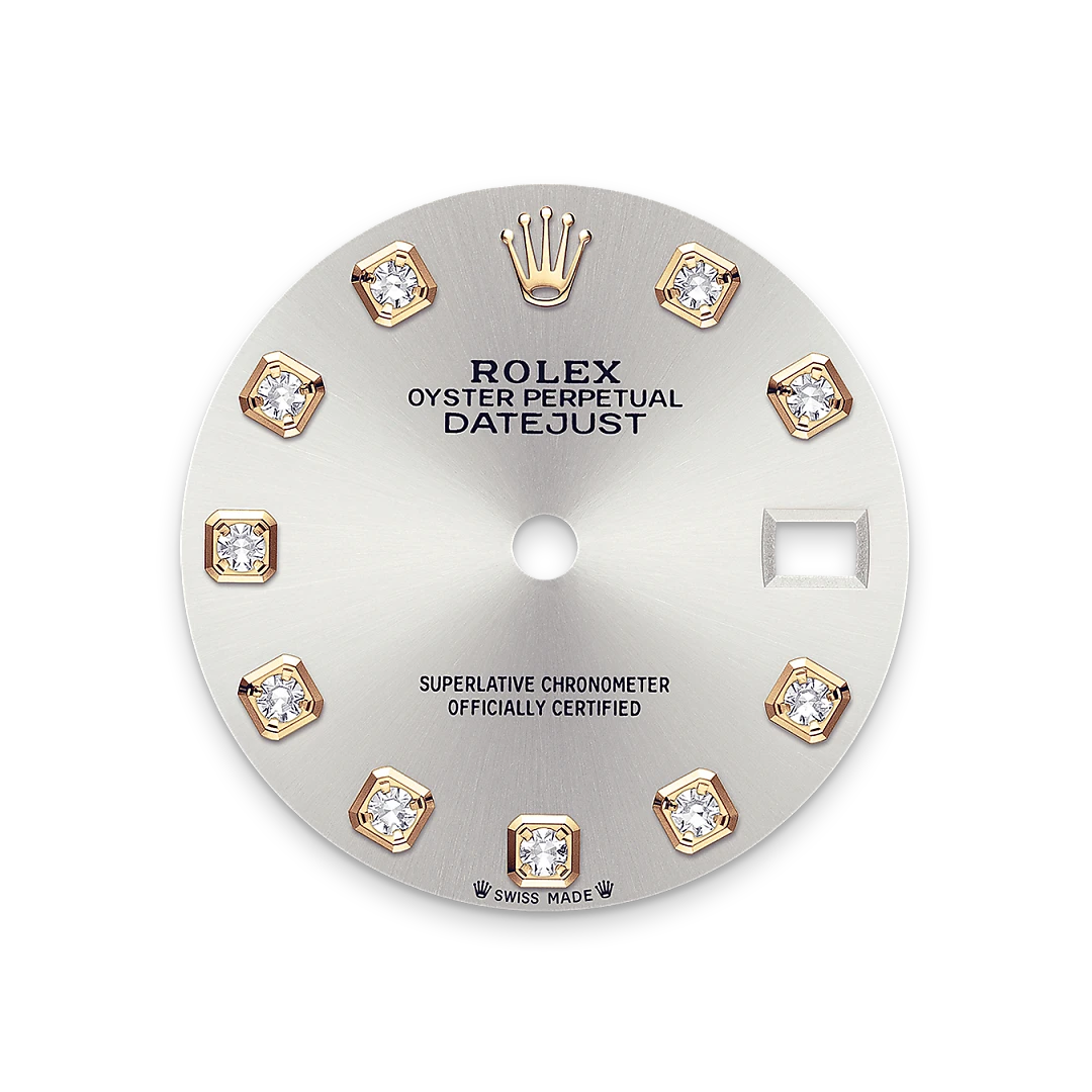 RolexLady-Datejust – Il quadrante argentato