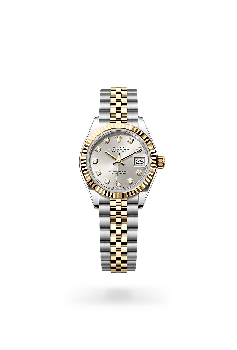 Rolex Lady-Datejust, Oyster, 28 mm, acciaio Oystersteel e oro giallo