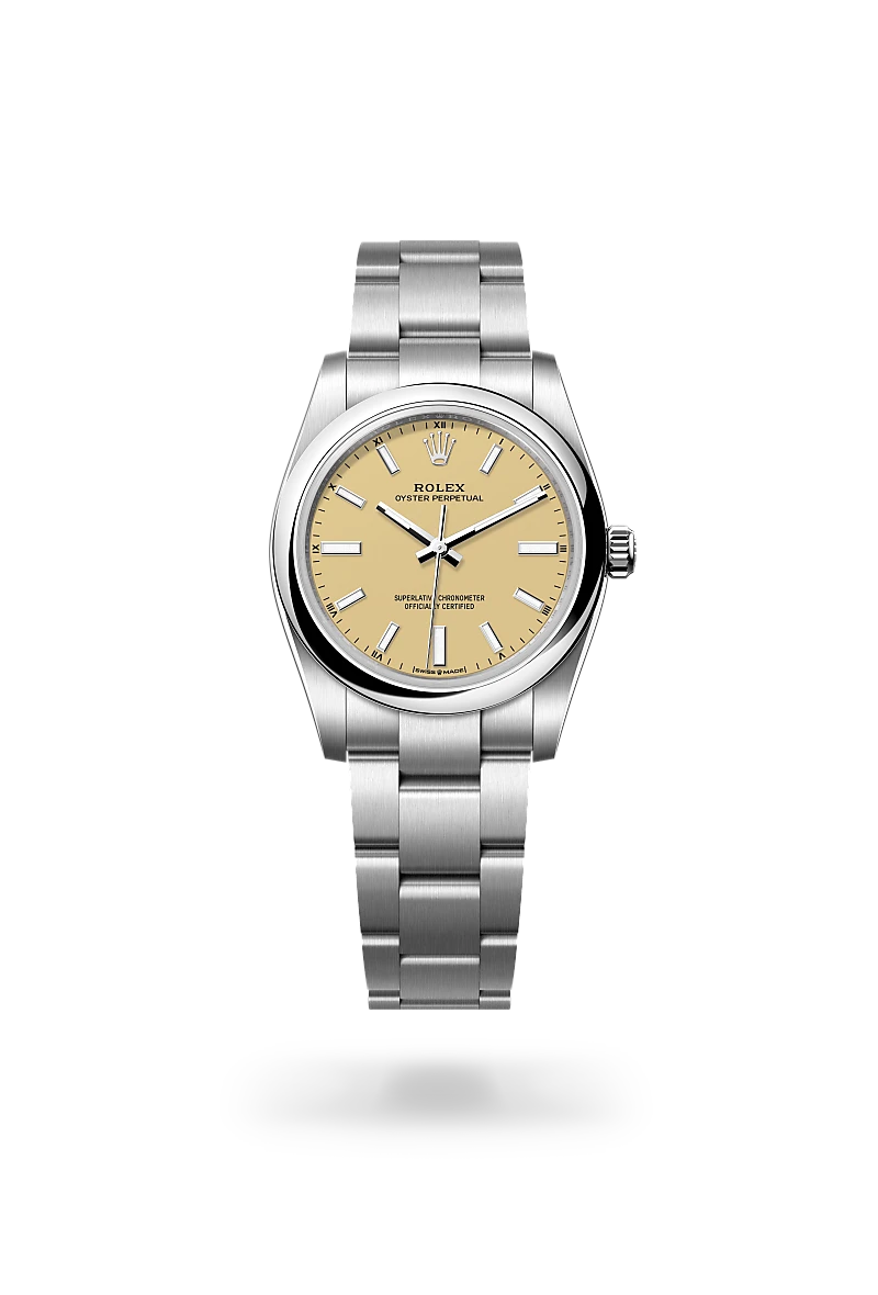Rolex Oyster Perpetual 34, Oyster, 34 mm, acciaio Oystersteel