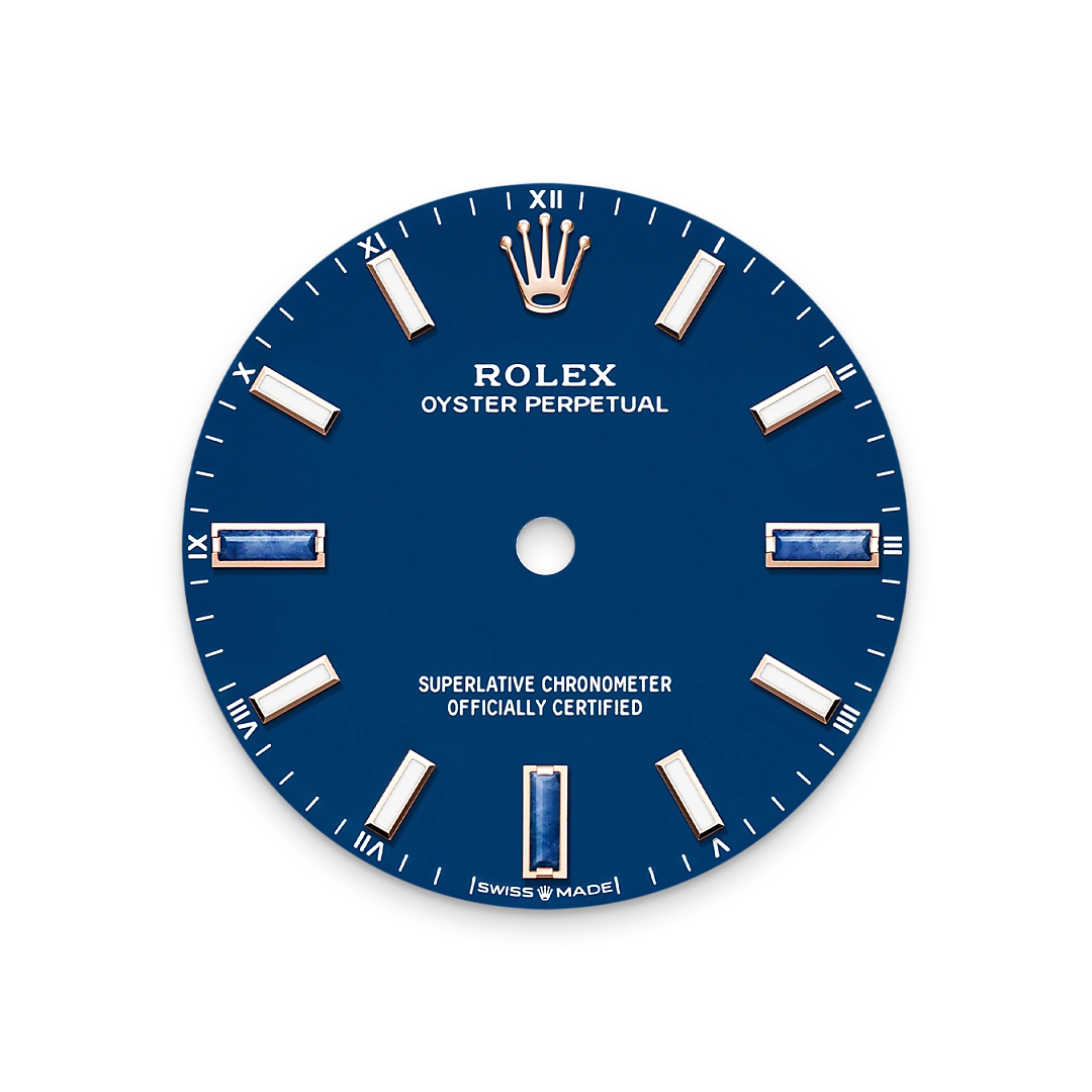 RolexOyster Perpetual 34 – Quadrante blue stone