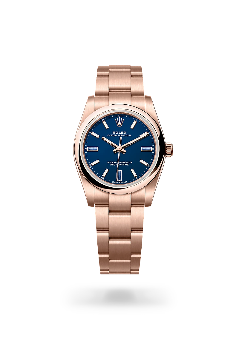 RolexOyster Perpetual 34, Oyster, 34 mm, oro Everose