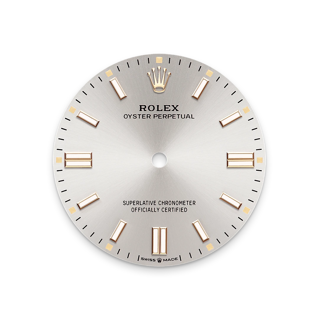 RolexOyster Perpetual 36 – Il quadrante argentato