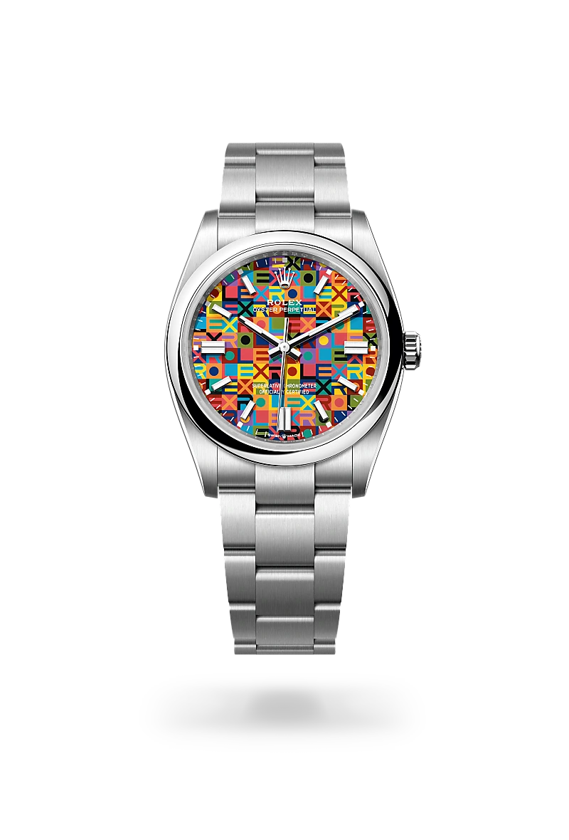Rolex Oyster Perpetual 36, Oyster, 36 mm, acciaio Oystersteel