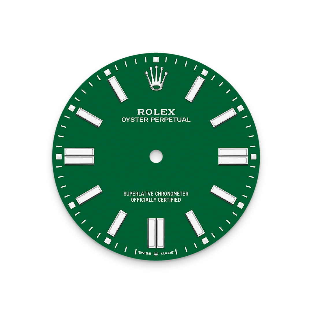 RolexOyster Perpetual 41 – Il quadrante verde