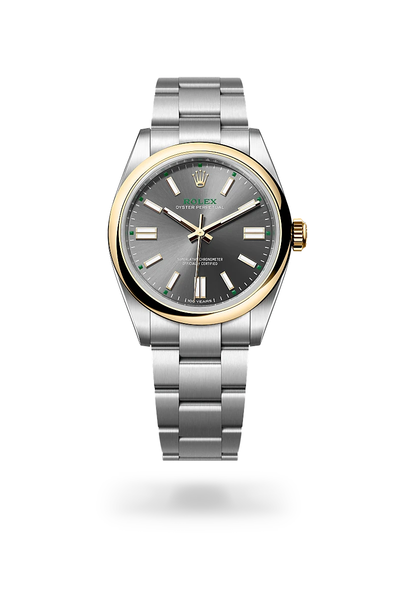 Rolex Oyster Perpetual 41, Oyster, 41 mm, acciaio Oystersteel e oro giallo