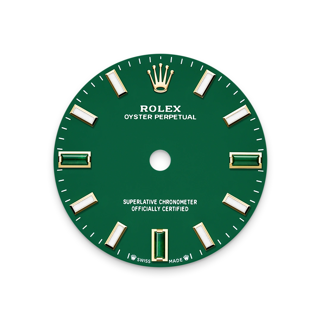 RolexOyster Perpetual 28 – Quadrante green stone