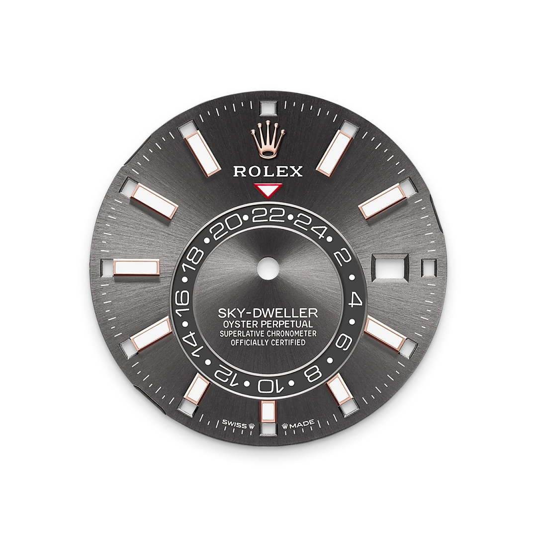 RolexSky-Dweller – Il quadrante ardesia