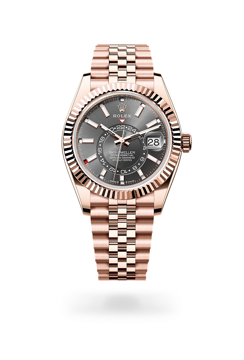 RolexSky-Dweller, Oyster, 42 mm, oro Everose