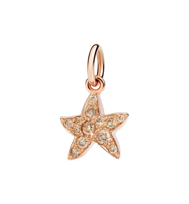 Stella Marina Dodo in Oro Rosa e Diamanti Brown