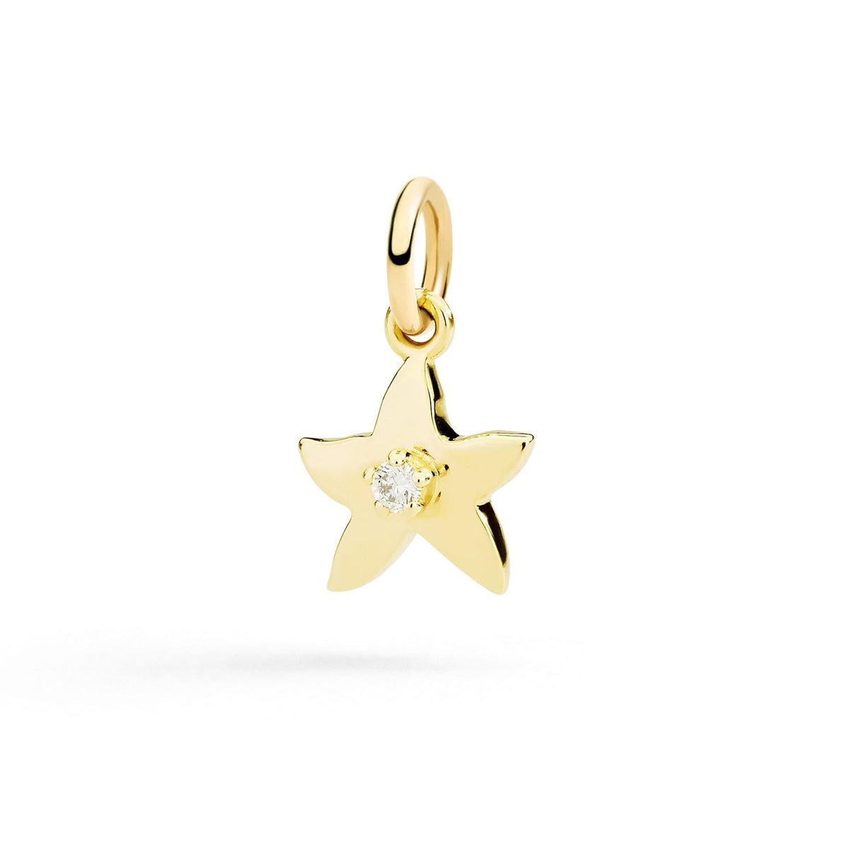 Stellina in Oro Giallo e Diamante